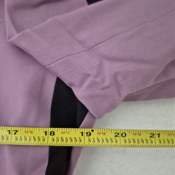 Wildfang Jacket Womens L Mauve/Black Empower Colorblock Tux Blazer NEW - Picture 8 of 12